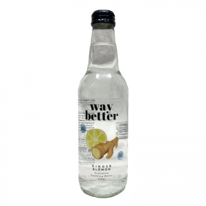 Way Better Sparkling Water 330ml - Ginger & Lemon