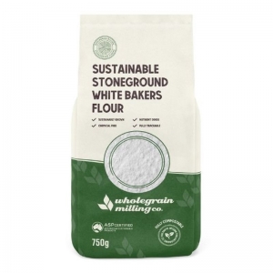 Wholegrain Milling Co Sustainable Stoneground White Bakers Flour 750g