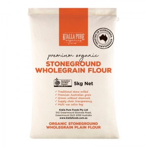 Kialla Organic Australian Stoneground Wholegrain Flour 5kg