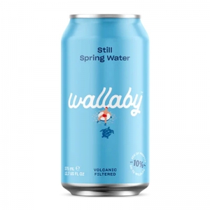 Wallaby Premium Australian Spring Water Can 375ml
