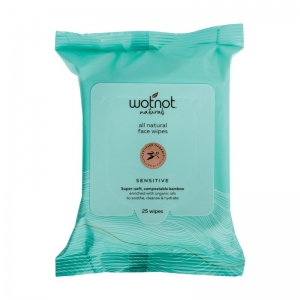 Wotnot Purifying Facial Wipes Sensitive (25 Pack)